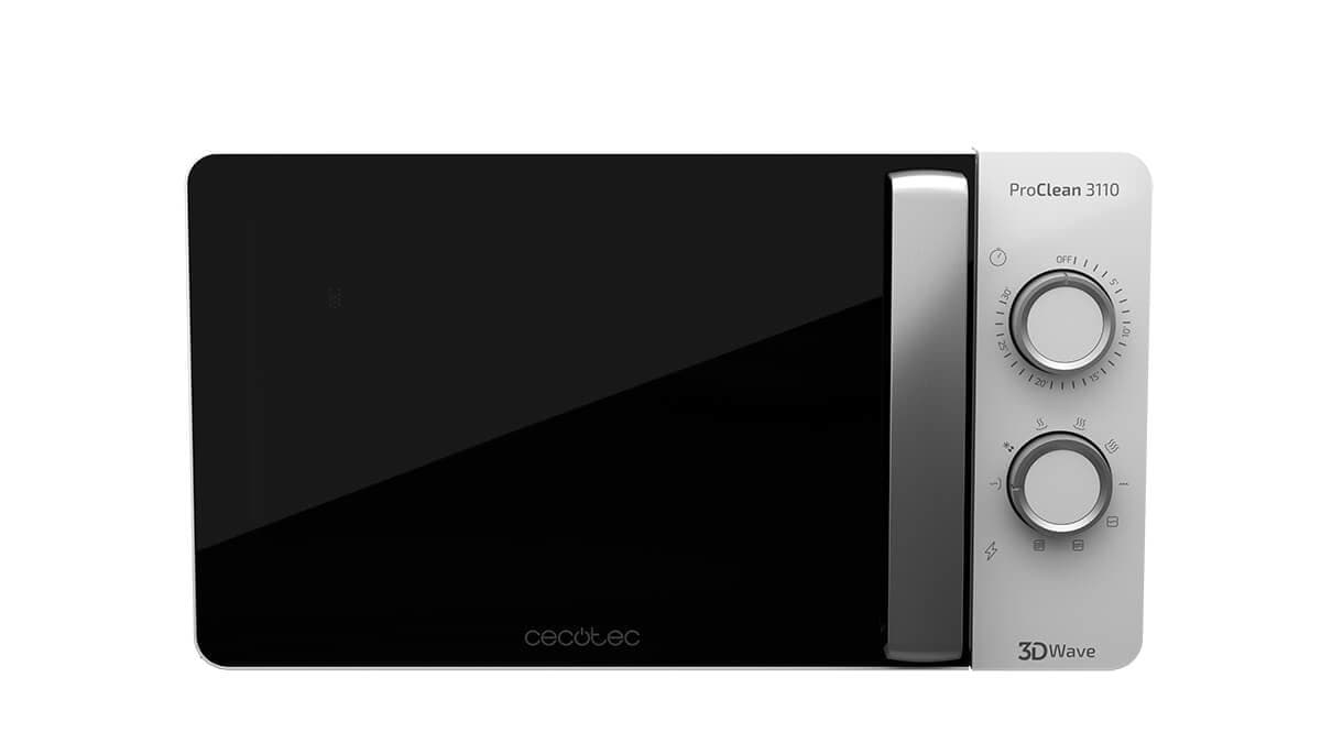Cecotec 01523 magnetron Aanrecht solo-magnetron met grill 20 l 700 W Zwart, Wit — afbeelding 1