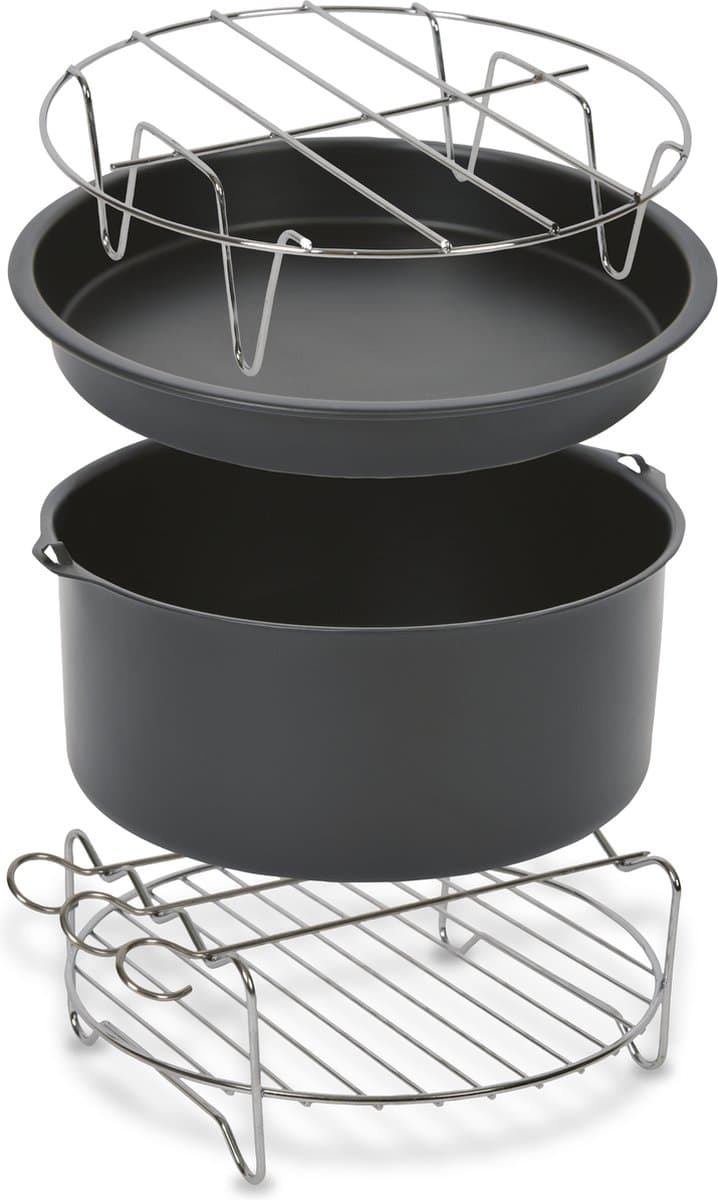 Tefal Easy Fry XXL XA1130 - Airfryer Accessoire - 4-delig - Non-Stick - Voor XXL Heteluchtfriteuse - Gemakkelijk Schoon te Maken — afbeelding 1