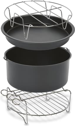 Tefal Easy Fry XXL XA1130 - Airfryer Accessoire - 4-delig - Non-Stick - Voor XXL Heteluchtfriteuse - Gemakkelijk Schoon te Maken — thumbnail 1