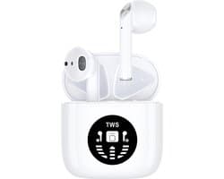JAP Sounds AP80 - Draadloze oordopjes met oplaadcase - 24/u Luistertijd - Bluetooth - Earbuds wireless - Sport oortjes - Geschikt voor apple, iphone, android, samsung etc.