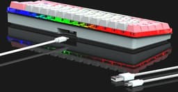 Redragon© Mechanisch Toetsenbord - RGB Toetsenbord - Gaming Toetsenbord - Mechanical Keyboard - Toetsenbord voor Gaming PC - Roze/Wit — thumbnail 2