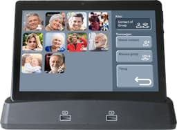PRIFORA Zorg-Tablet met Gratis Prifora App. Verbind hele familie met Beeldbellen. Ideaal voor Mantelzorgers en Zorgverleners. Eenvoudig bedienen, ook op afstand met App. Basis Station Speakers voor goed geluid, draadloos opladen, Automatisch Diashow — thumbnail 5