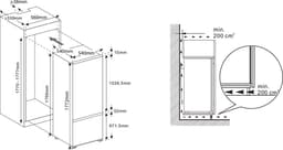 Exquisit EKGC270-70-E-040E - Inbouw koel-vriescombinatie - 249 liter - Vers zone - 5 Jaar garantie - Wit — thumbnail 5