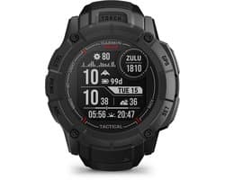 Garmin Instinct 2X Solar - Tactical Edition - Smartwatch - Oneindige batterijduur met Solar - Ingebouwde zaklamp - Multi-band GNSS - Black