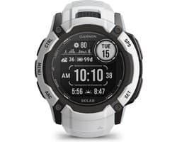 Garmin Instinct 2X Solar - Smartwatch - Oneindige batterijduur met Solar - Ingebouwde zaklamp - Multi-band GNSS - Whitestone