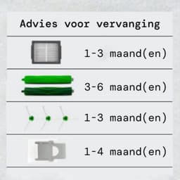 Vervangingsset - Geschikt voor iRobot Roomba I7+ E5 E6 i7, E5, E6, E7 – Borstel Kit – HEPA Filter – 9delige set – Onderhoudsset – Zijborstel - Stofzuiger Vervangingsset — thumbnail 5