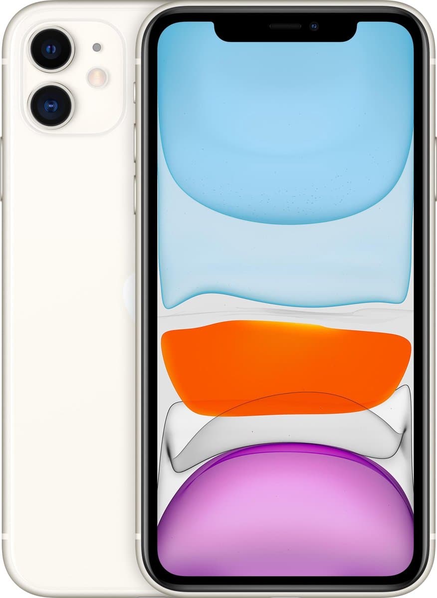 Apple iPhone 11 - 128GB - Wit — afbeelding 1