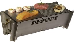 IRONCHEF HOUTSKOOL BARBECUE BBQ-M RVS — thumbnail 1