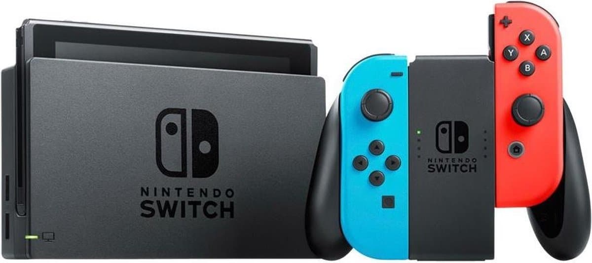 Nintendo Switch Console - 32GB - Blauw/Rood - Oud model — afbeelding 1
