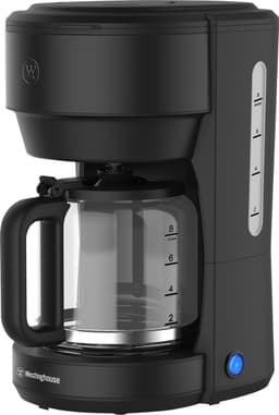 Westinghouse Koffiezetapparaat – Filterkoffie – Glazen Kan – 10 Koppen – Herbruikbare Filter – Filter-koffiezetapparaat – 1000W – Zwart — thumbnail 1