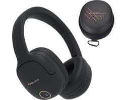PowerLocus P7 Draadloze Over-Ear Koptelefoon - Bluetooth Headphone - Microfoon, Bass Mode, incl. Hoesje - Goud