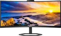 Philips 34E1C5600HE - QHD Curved Ultrawide Monitor - Webcam - Windows Hello - USB-C 65w - USB hub - 34 inch — thumbnail 14