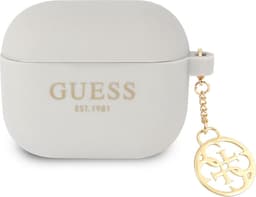 Guess Charms Silicone Case voor Apple Airpods 3 - Grijs — thumbnail 1
