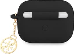 Guess Charms Silicone Case voor Apple Airpods Pro 1 (1e generatie) - Zwart — thumbnail 3