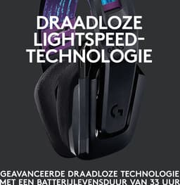 Logitech G535 Lightspeed Draadloze Gaming Headset Zwart — thumbnail 5