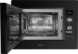 Inventum IMC6132FZWA - Inbouw combi-oven - Hetelucht - Magnetron - Grill - 32 liter - 45 cm hoog - Tot 220 graden - Zwart/RVS — thumbnail 4