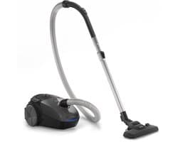 Philips Stofzuiger met Zak PowerGo FC8244/09 - 900W Motor - Lang Snoer - Alle Vloertypen - Multifunctionele Zuigmond - Grijs