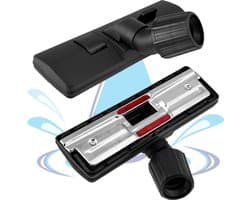 Luxe COMBIborstel Geschikt Voor Diverse stofzuigers Stofzuigers - Stofzuiger Mondstuk Borstel Voet Zuigmond - Combizuigmond Voor Harde Vloeren/Laminaat/Parket/Marmer - Combivoet Met Wielen & Zachte Haren - Stofzuigermond