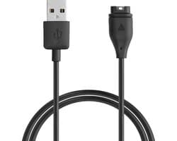 kwmobile USB-oplaadkabel geschikt voor Garmin Venu 2 Plus / Fenix 7 / Fenix 5 / Forerunner 745 935 945 45 245 / Instinct kabel - Laadkabel voor smartwatch - in zwart