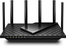 TP-Link Archer AXE5400 tri-band gigabit wifi 6E router, zwart — thumbnail 1
