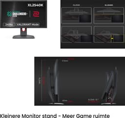 BenQ Zowie XL2540K 24.5'' gaming monitor — thumbnail 4