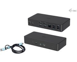 i-Tec - Universal Docking Station met 2 x HDMI - 2 x DP en vele andere poorten