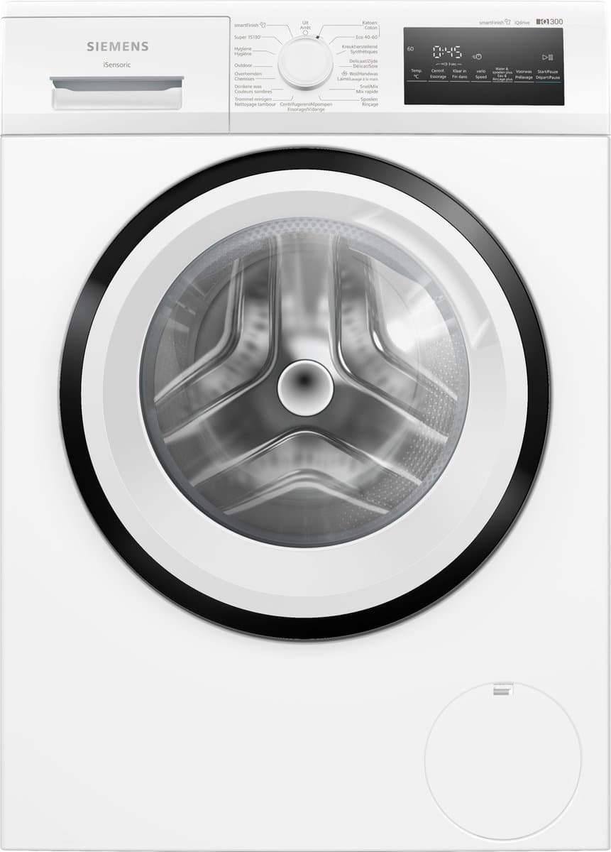 Siemens WM14N2M4FG - iQ300 - Wasmachine met stoom - 1400 rpm - Energielabel A - smartFinish: vermindert kreukels tot 50% -speedPack L - Verkort wasprogramma's - NL/FR display — afbeelding 1