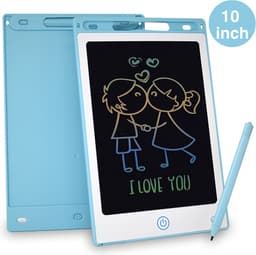 Tekenbord kinderen Kiraal - Tekentablet - LCD Tekentablet kinderen - Grafische tablet kinderen - Kindertablet Blauw - 10 inch — thumbnail 1