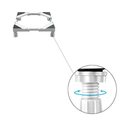 Wasmachine verhoger - Verstelbaar - Universeel - Transportroller - Wasmachine Ombouw - Wasmachinehouder - Wasmachine verhoger — thumbnail 3