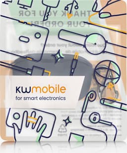 kwmobile Hoes geschikt voor JBL WAVE BUDS - Siliconen cover voor oordopjes in donkerblauw — thumbnail 5