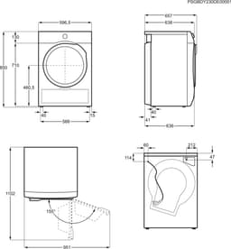 AEG TR79632B 7000 serie SensiDry® - Wasdroger Warmtepompdroger - Droogkast - 9 kg - NL/FR — thumbnail 11