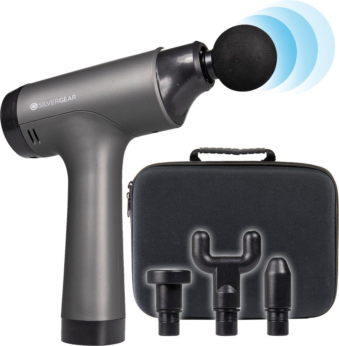 Massage Gun Professioneel - Massage Pistool - Massage Apparaat - Silvergear — afbeelding 1