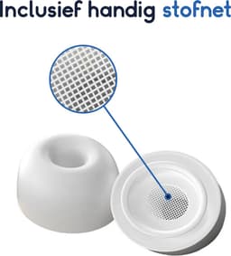 Ibley ComfortFit Siliconen oortips voor Apple AirPods Pro (1e generatie) wit - Siliconen Earplug - S/M/L formaat - 3 paar - 3 maten — thumbnail 5