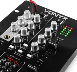 Vonyx STM-2300 Mixer 2-Kanaals / USB MP3 — thumbnail 3