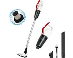 Steelstofzuiger - steelstofzuiger draadloos - 4 in 1 steelstofzuiger - Wit