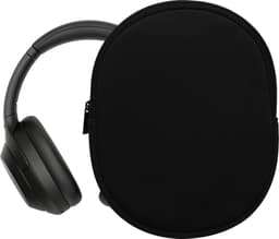 kwmobile hoes geschikt voor Sony WH-1000XM4 / WH-1000XM3 / Jabra Evolve 20 - 21,5 x 16 cm - Beschermhoes voor headset in zwart - Van neopreen — thumbnail 8