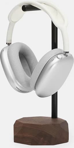 Oakywood Headphones Stand - Massief Walnoot - Echt Hout Koptelefoon Standaard Houder - Stijlvol Clean Desk Design — thumbnail 1