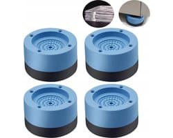 Trillingsdempers Wasmachine - Wasmachine Verhoger - Wasmachine Dempers - Anti Trillingsmat - Set van 4 stuks – Geluidsdempers - Droger - Vaatwasser geluidsbescherming anti-trillingsmat