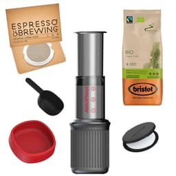 Aeropress GO Coffee Maker + E&B LAB RVS filter 150 micron + Bristot BIO100% koffie — thumbnail 1