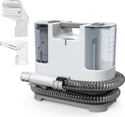 Vlekkenreiniger - Tapijtreiniger - Reinigingsmachine - Draagbare Nat- en Droogzuiger - non-onafhankelijke tank voor Stoffen Banken/Gordijnen/Kussens - Tapijtreiniger Stofzuiger - Bankreiniger - met Extra Borstels — thumbnail 1