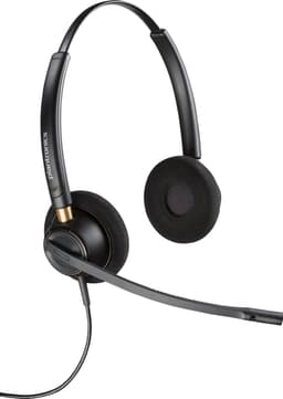 POLY EncorePro 520 Binaural Headset +Quick Disconnect Bedraad Hoofdband Oproepen/muziek Zwart — thumbnail 5