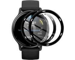 Screenprotector geschikt voor Garmin Vivoactive 5 – 2-Pack - Volledige cover - Hoge kwaliteit screen protector - PMMA – 2 stuks - TechDefend