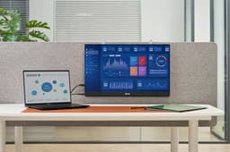 ASUS ZenScreen MB249C - Portable Monitor - USB-C 60W - 24 inch - 75hz - Met Stand — thumbnail 8