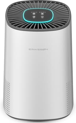 Erikssøn Luchtreiniger Elite - HEPA-14 Filter - Wit - 240 m3/u - Vermindert Stof En Pollen - Met Hepa Filter - Met Ionisator - Air Purifier - Clean Air — thumbnail 1