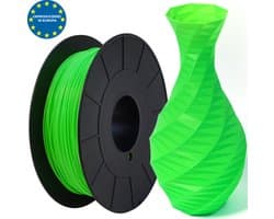 Neon groen - PLA filament Europees - 1kg - 1.75mm - 3D printer filament - Plastic spoel