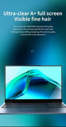 ELEMENTKEY PixelPro3– 15.6 Inch Laptop – I9-10885HK – 64GB RAM – 1000GB SSD – Vingerafdrukscanner – Ultrabook - Grijs — thumbnail 7