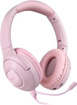 Kinder Gaming Headset met Uitneembare Microfoon - Compatibel met PS4/PS5/Xbox/Nintendo Switch/PC - Fortnite - Roblox - Roze — thumbnail 1