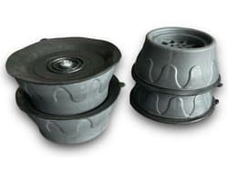 Trillingdempers Wasmachine - Wasmachine Dempers - 4 stuks - Extra Dik - Droger - Ondersteuning voor anti-vibratie wasmachines