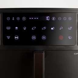 CREATE - Airfryer zonder olie 10 L met scheidingssysteem - 10 vooringestelde programma's - Zwart - AIR FRYER DUAL — thumbnail 5