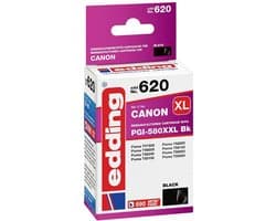 Edding Inktcartridge vervangt Canon PGI-580BK XXL Compatibel Zwart EDD-620 18-620